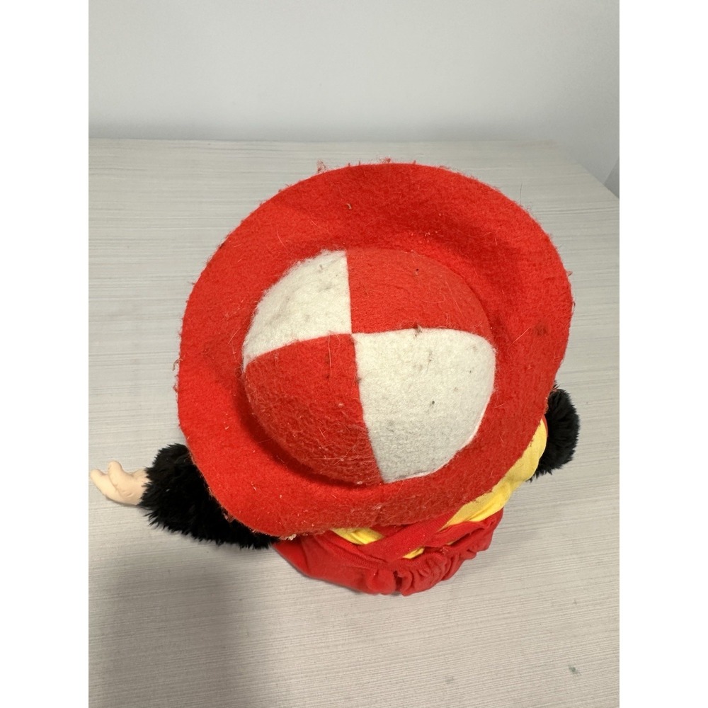 Zip the Monkey Rubber Face Plush Doll 1984 Dakin‎ Fun Farm 16" Vintage ~ AS IS - Picture 7 of 10